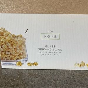 JCPenny Home Glass Serving Bowl